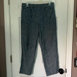 Lands End Lightweight denim look pants